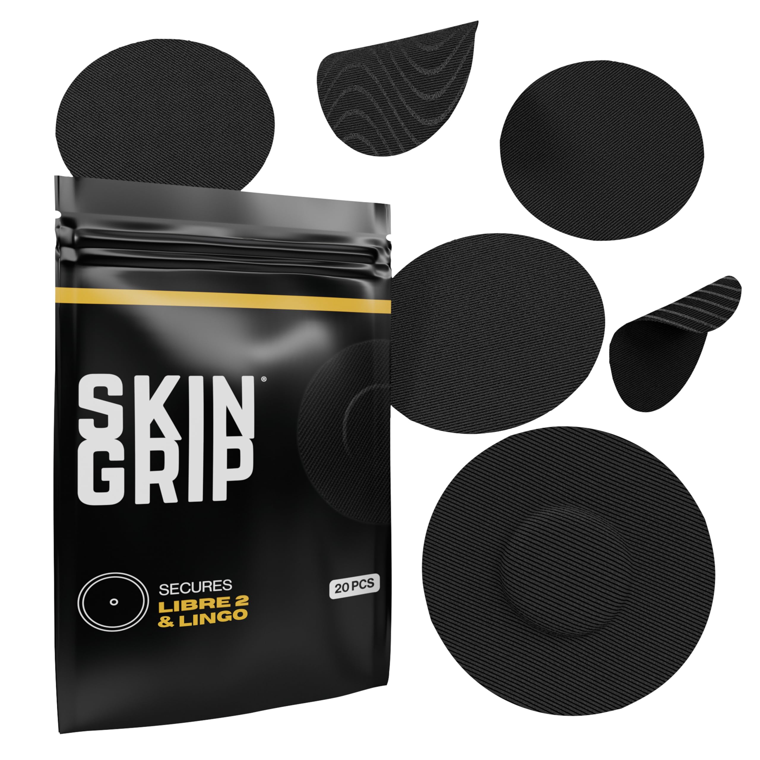 Skin Grip CGM Patch for Sensor Covers