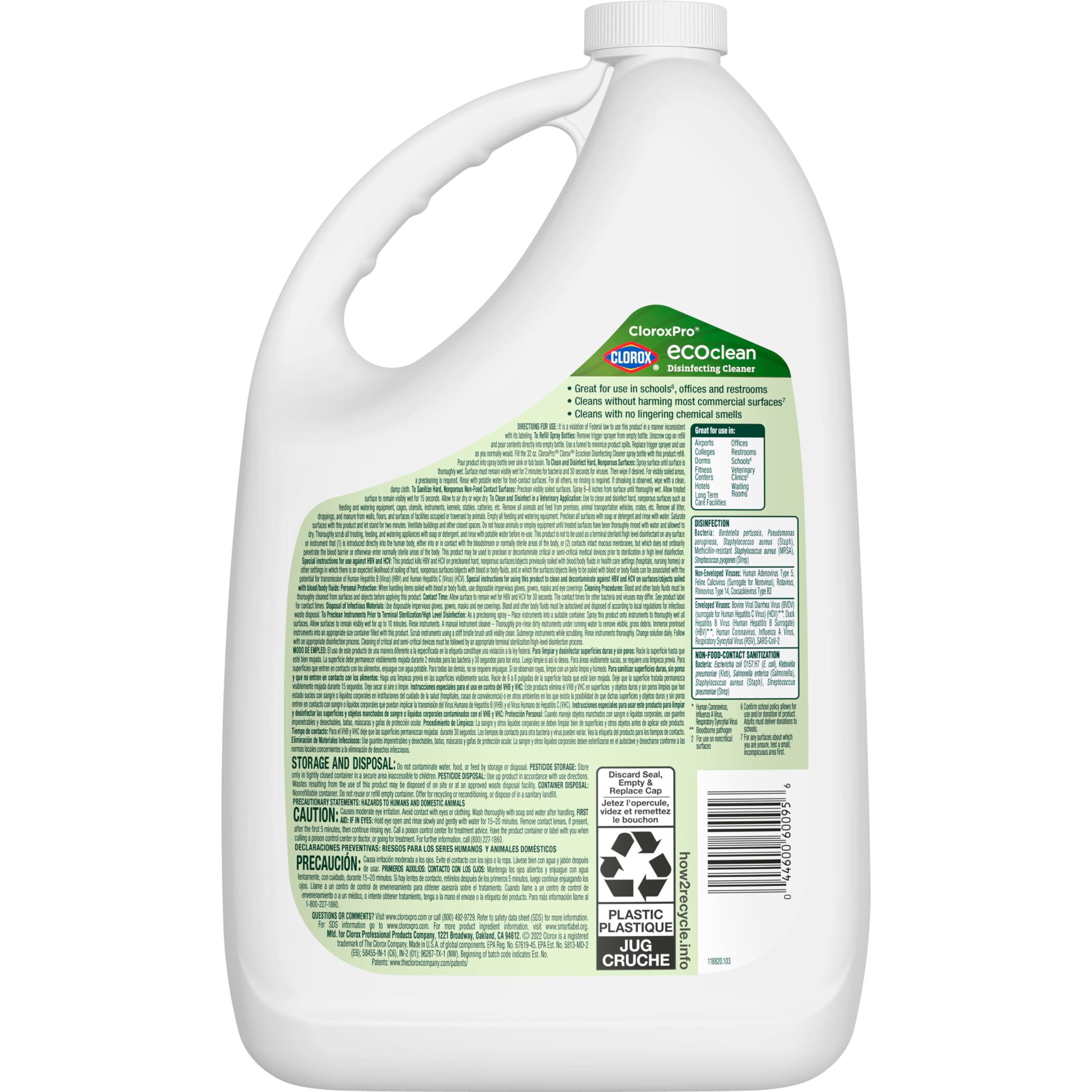Clorox EcoClean Disinfecting Cleaner Refill - Bleach-Free

