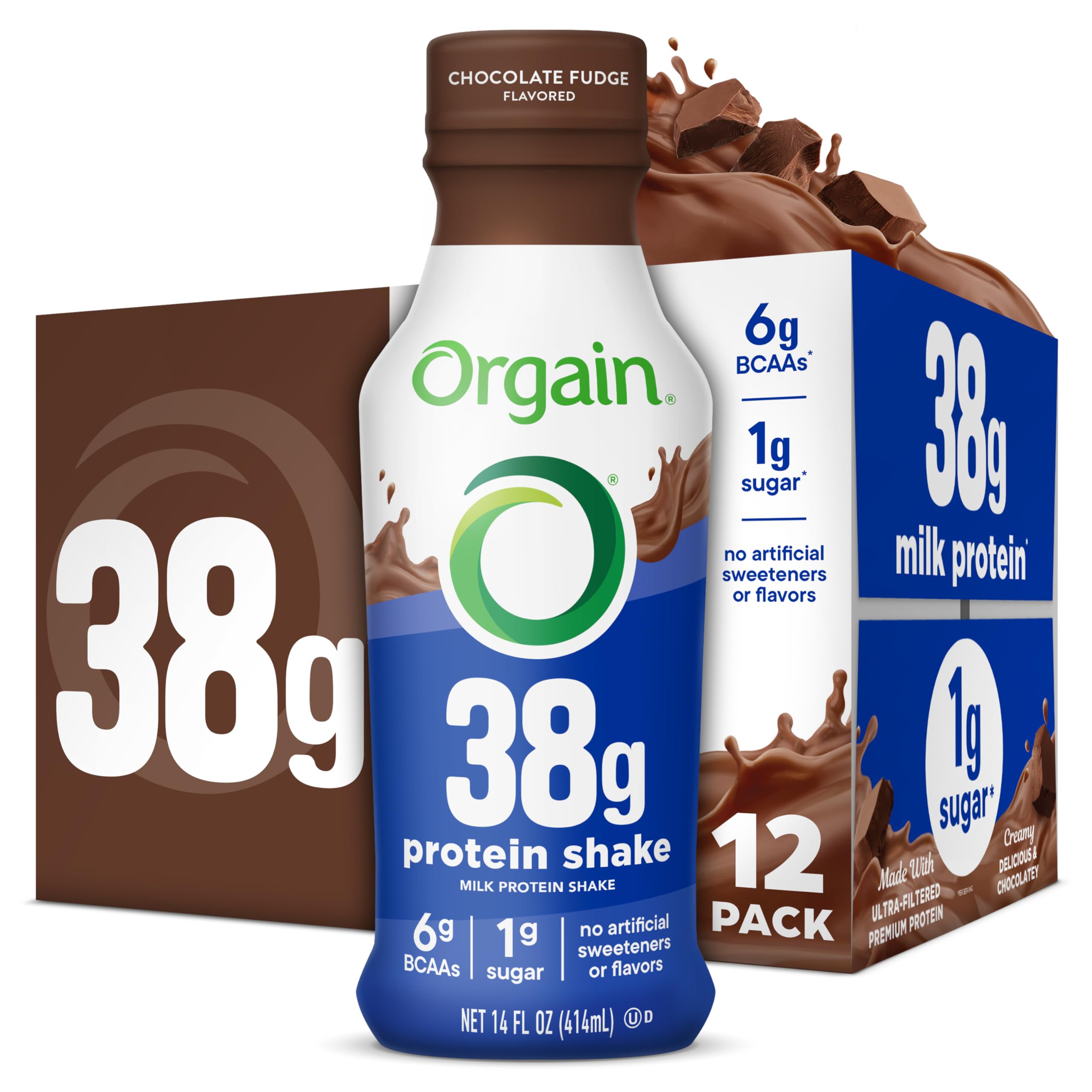 Orgain 38g High Protein Shake Dairy Isolate Milk