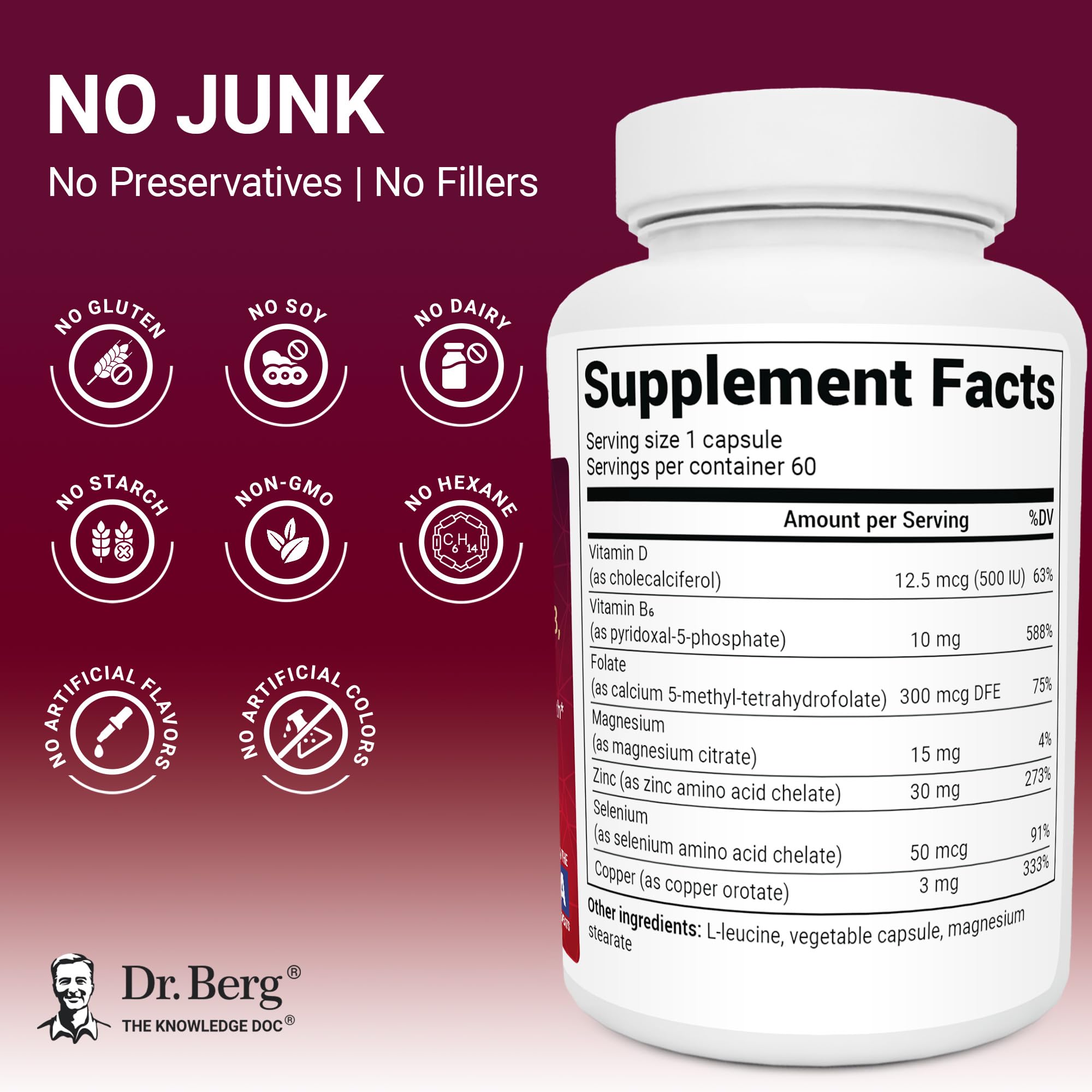 Dr. Berg Zinc Supplement for Immune Support | Daily Wellness

