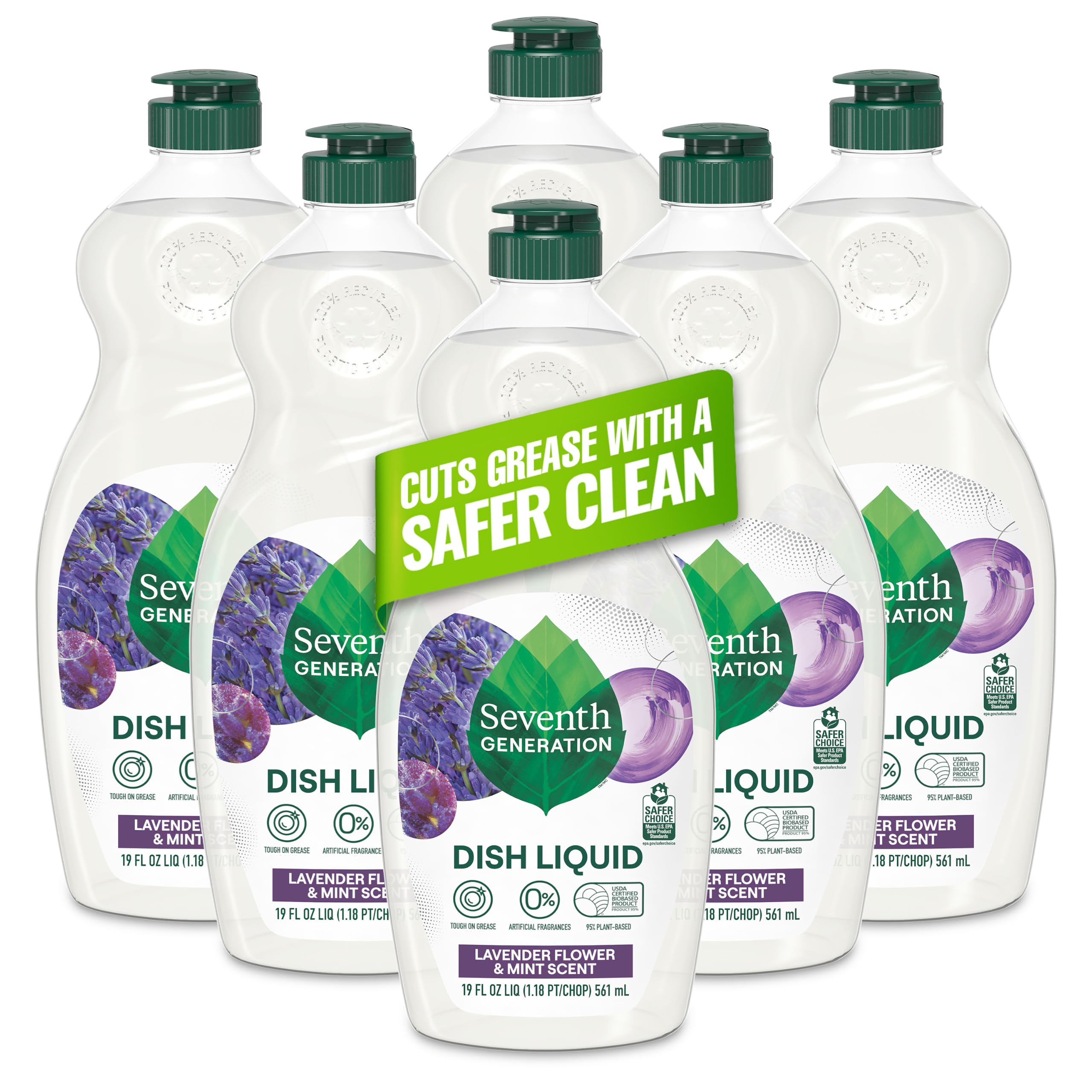 Seventh Generation Dish Liquid Soap Plant-Based Formula