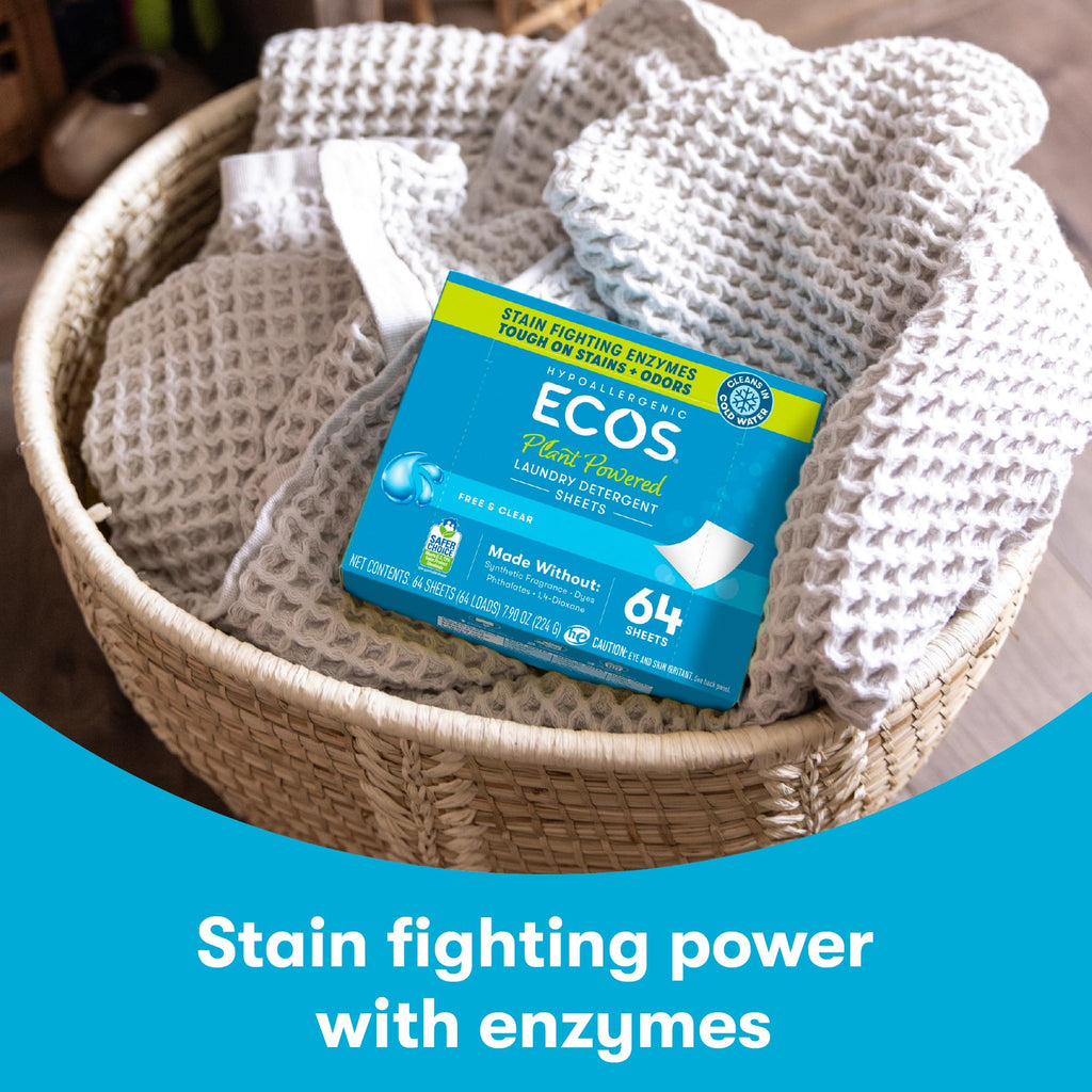 ECOS Laundry Detergent Sheets Lavender Vanilla


