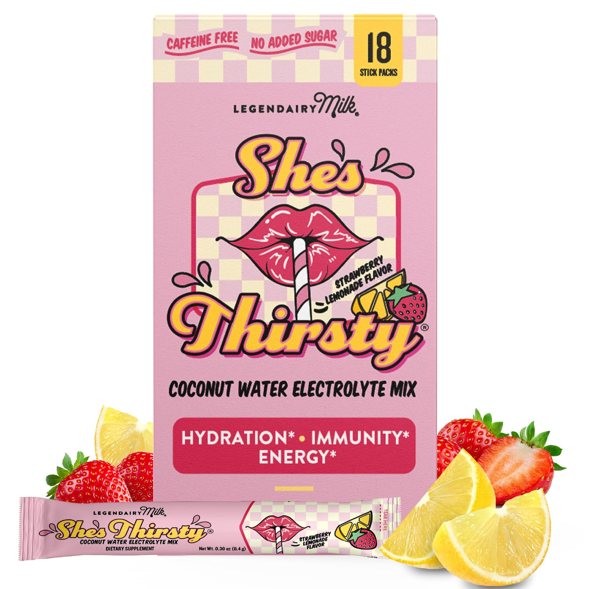 Legendairy Milk She's Thirsty Electrolyte Sticks