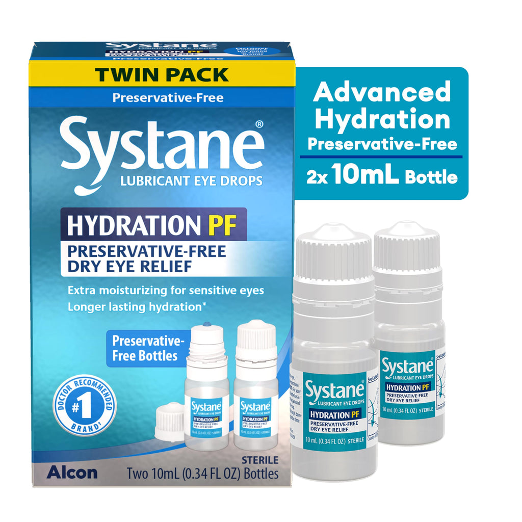 Systane Hydration Preservative-Free Eye Drops | Hyaluronate

