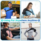 Cordless Shoulder Heating Pad & Massager | Heat & Vibration

