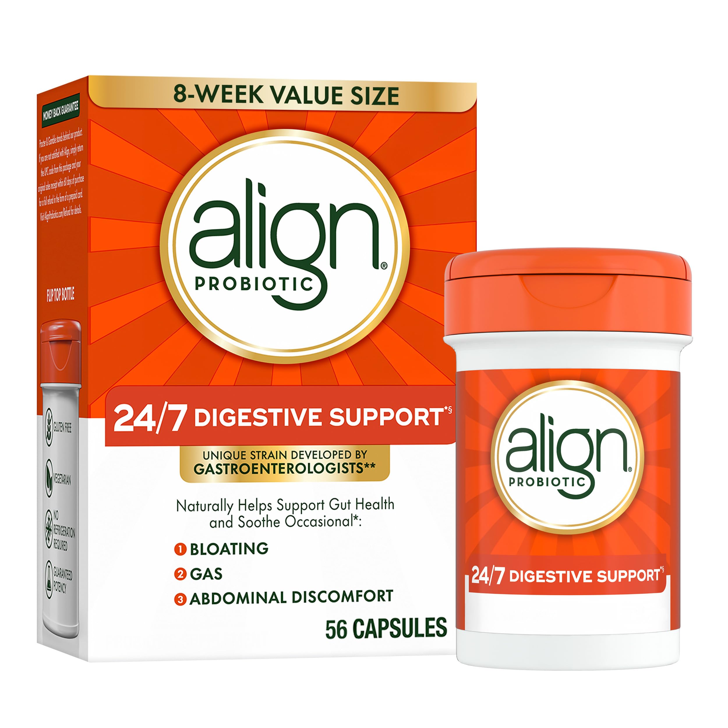 Align Probiotic Digestive Support for Women and Men

