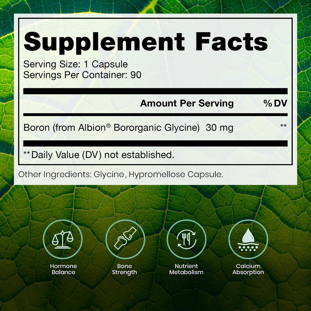 Pure TheraPro Rx Bio Boron with Bororganic Glycinate


