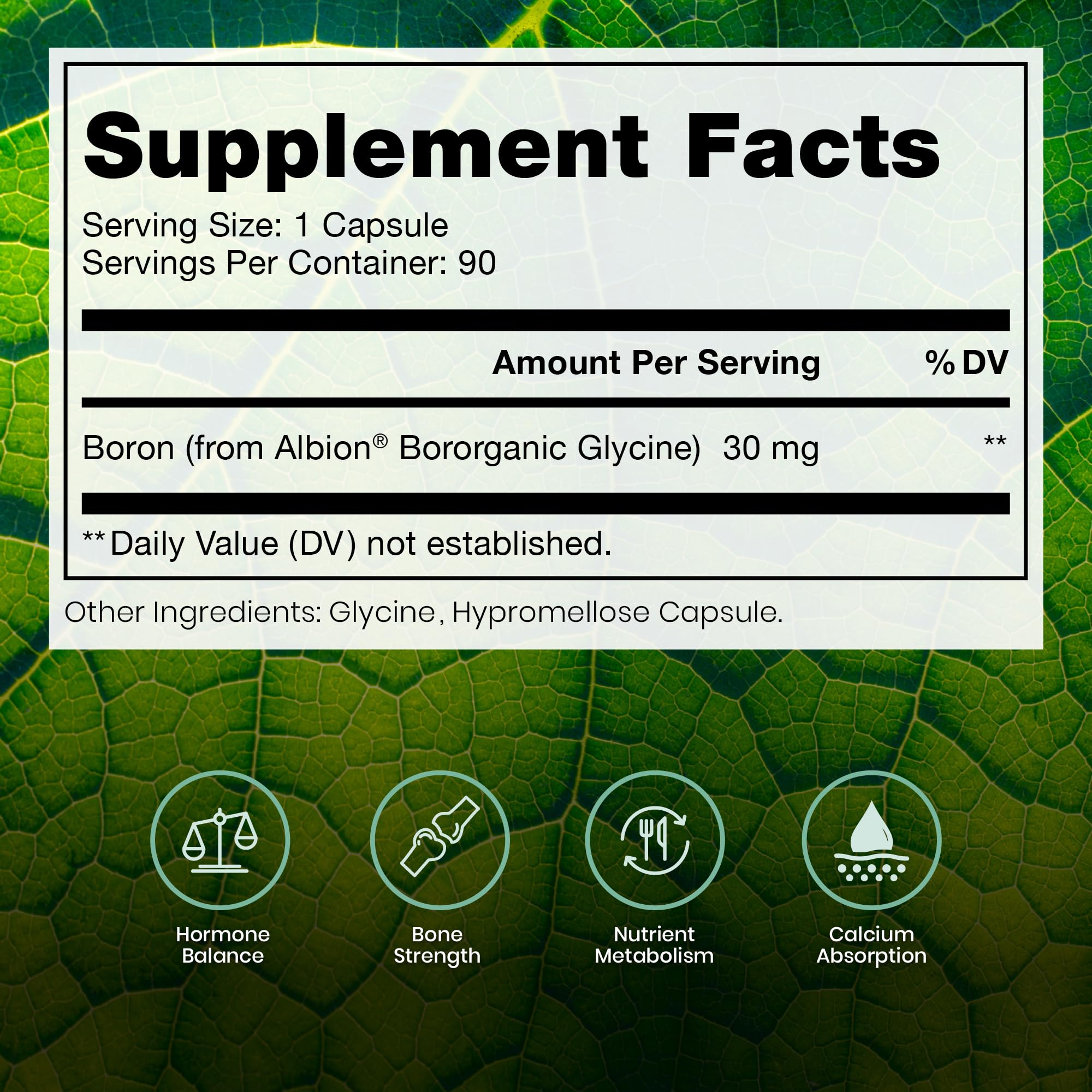 Pure TheraPro Rx Bio Boron with Bororganic Glycinate

