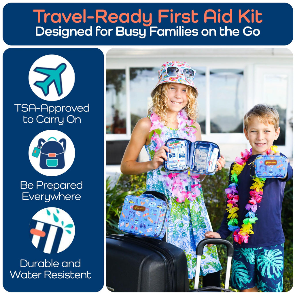 KEEP GOING Travel First Aid Kit – 130 Pc | TSA-Approved

