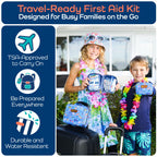KEEP GOING Travel First Aid Kit – 130 Pc | TSA-Approved

