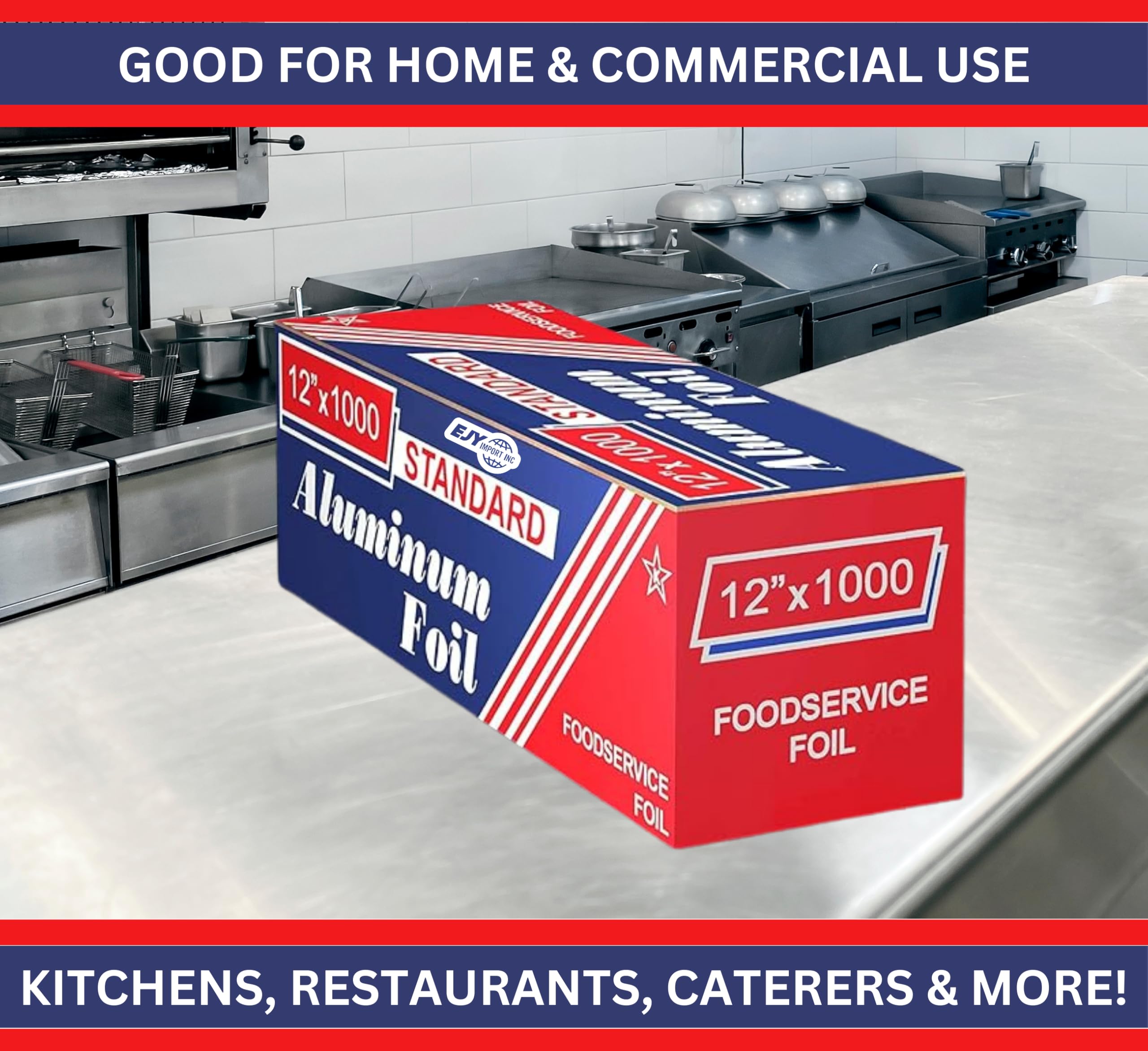Aluminum Foil - Commercial Grade for Kitchen Use

