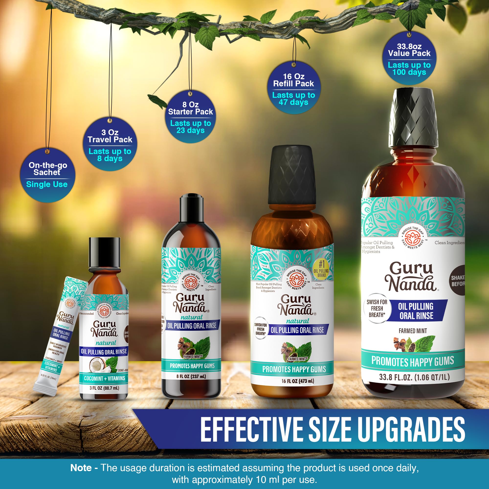 GuruNanda CocoMint Oil Pulling Mouthwash

