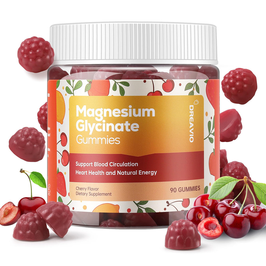 DREAVIO Magnesium Glycinate Gummies with Ashwagandha - Sugar Free

