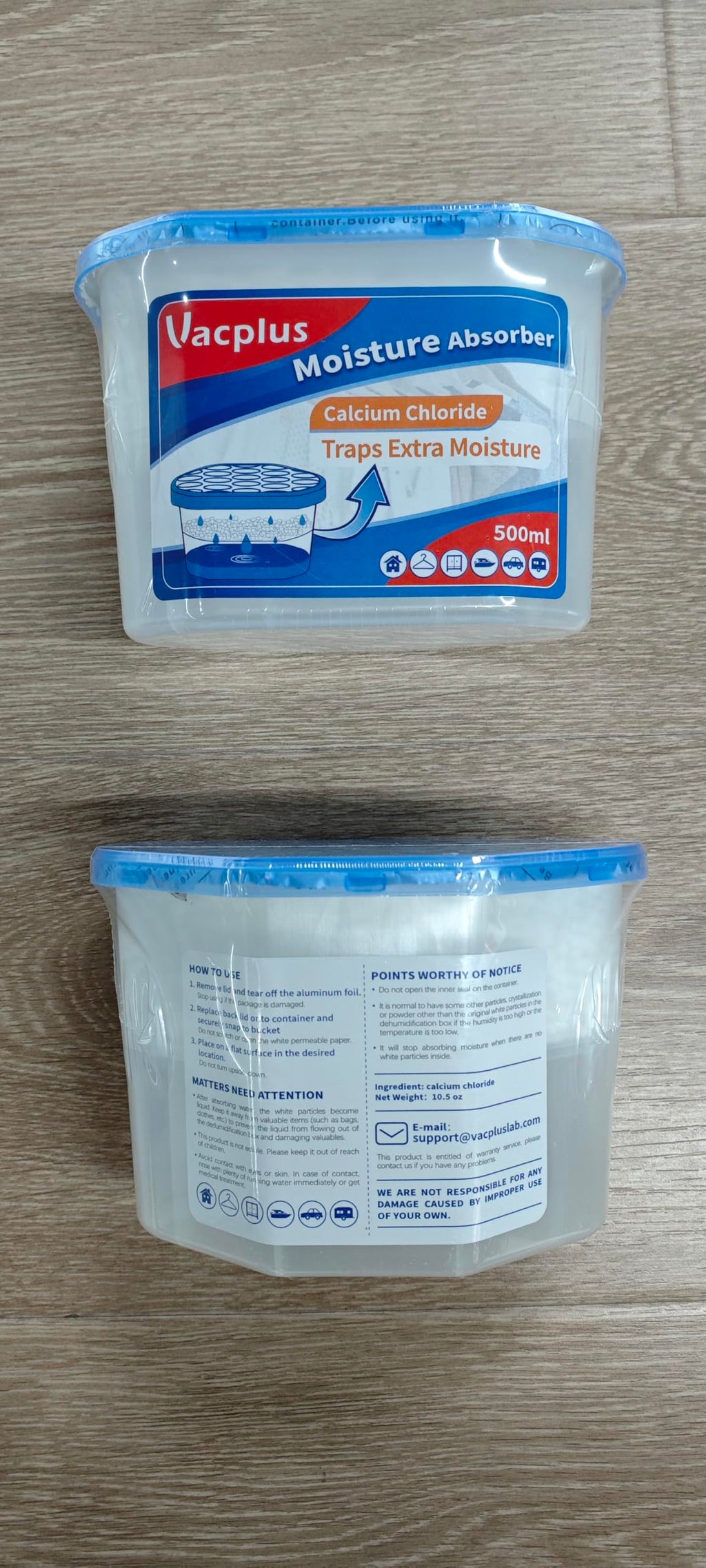 Vacplus Moisture Absorber 10.5 oz Dehumidifier Box

