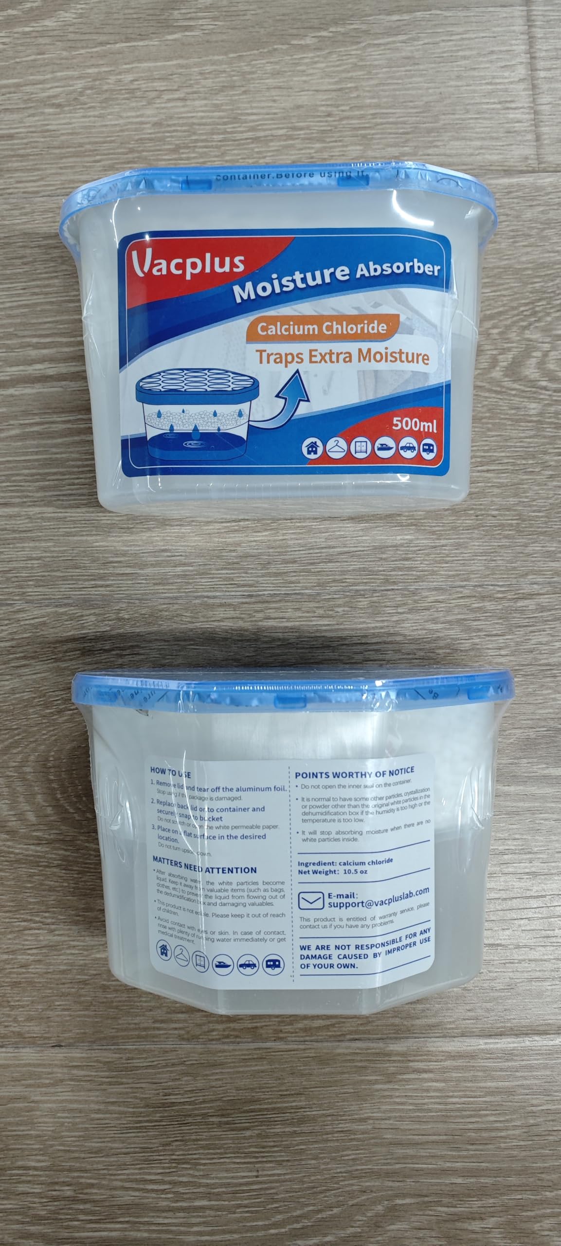 Vacplus Moisture Absorber 10.5 oz Dehumidifier Box

