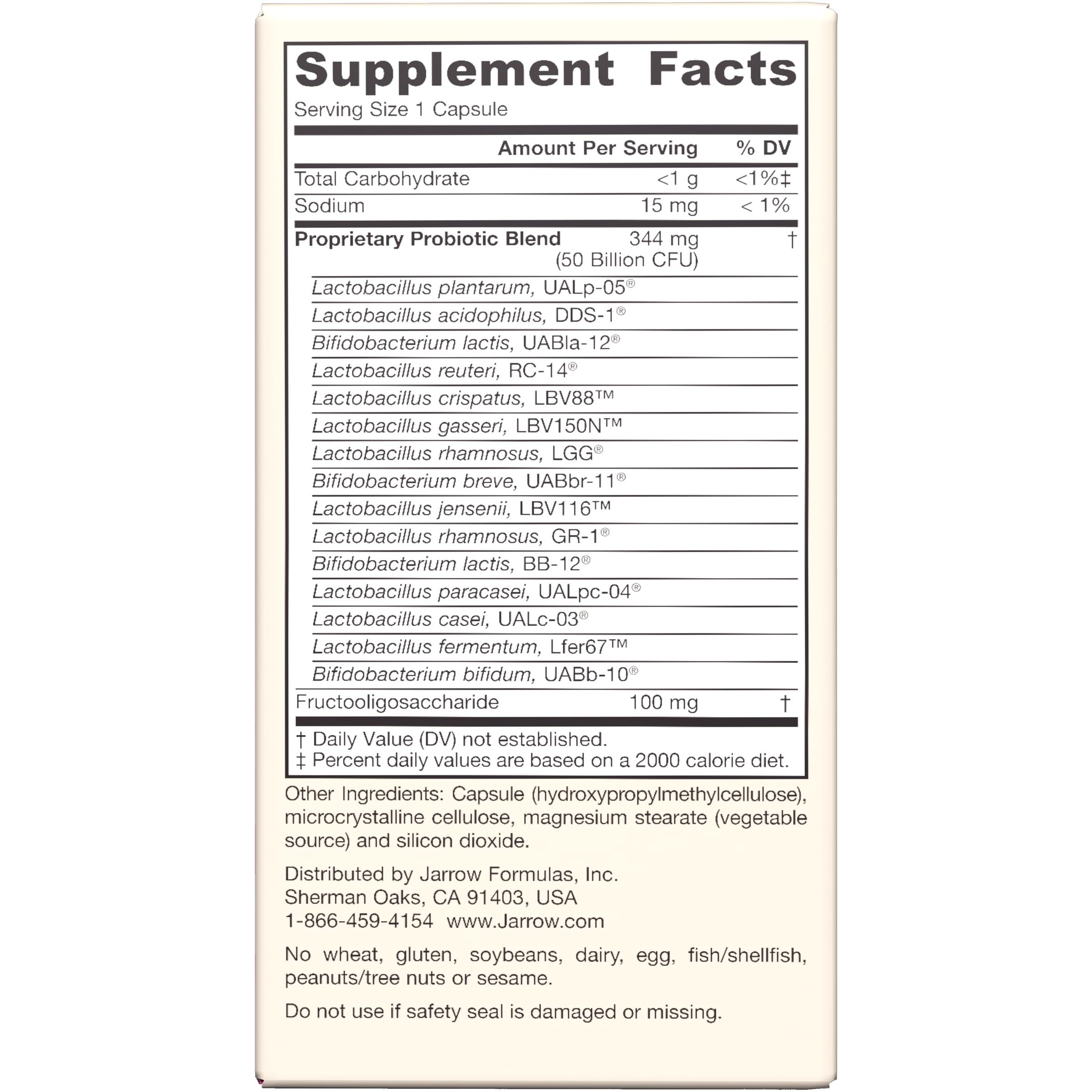 Jarrow Fem-Dophilus Probiotic for Women Vaginal Health

