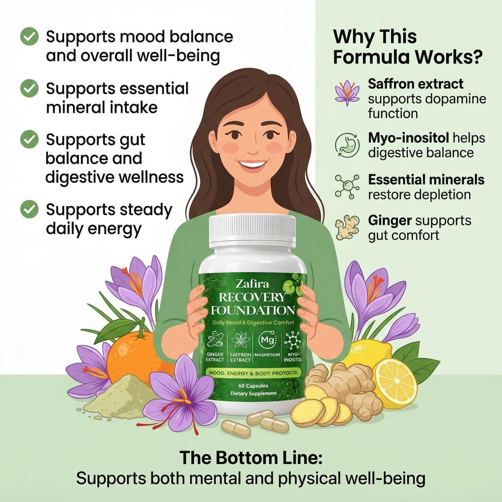 Zafira Recovery Foundation - Mental Clarity & Mood Support

