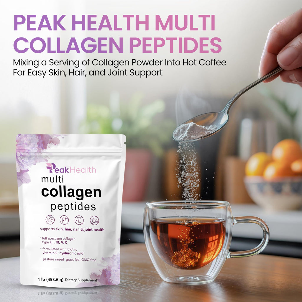 Multi Collagen Peptides Powder Unflavored Collagen Protein

