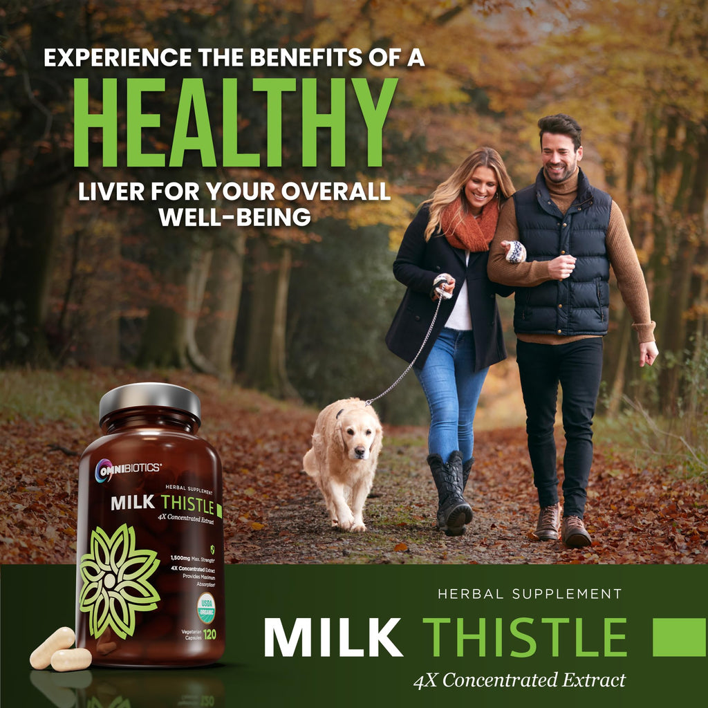 OmniBiotics Organic Milk Thistle Supplement

