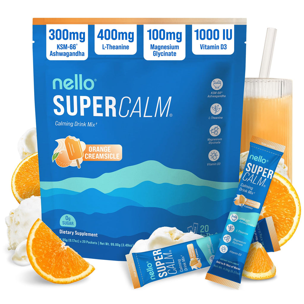 Nello SuperCalm Powdered Drink Mix Adaptogenic Sleep Support