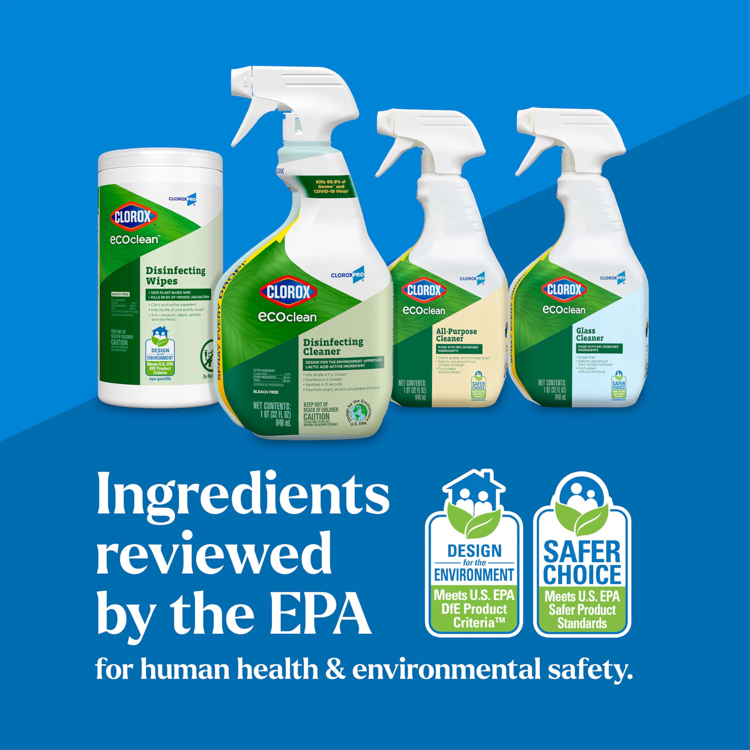 Clorox EcoClean Disinfecting Cleaner Refill - Bleach-Free

