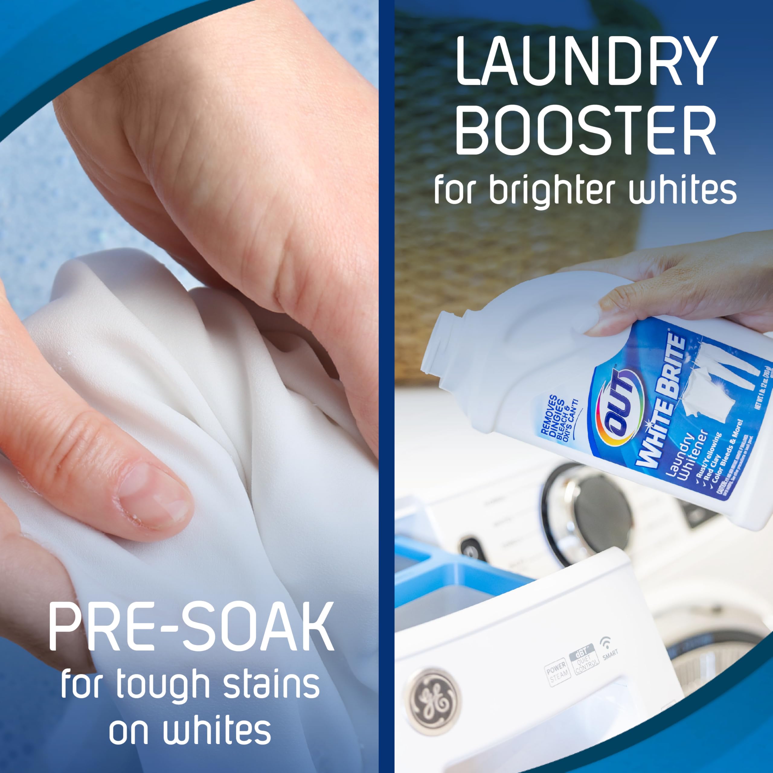 OUT White Brite Laundry Whitener - Stain Remover & Booster


