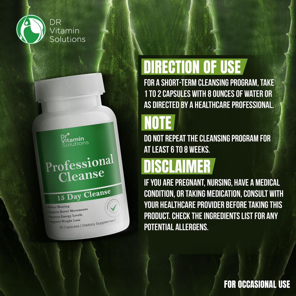 Dr Vitamins Solutions Gut Cleanse Detox Capsules

