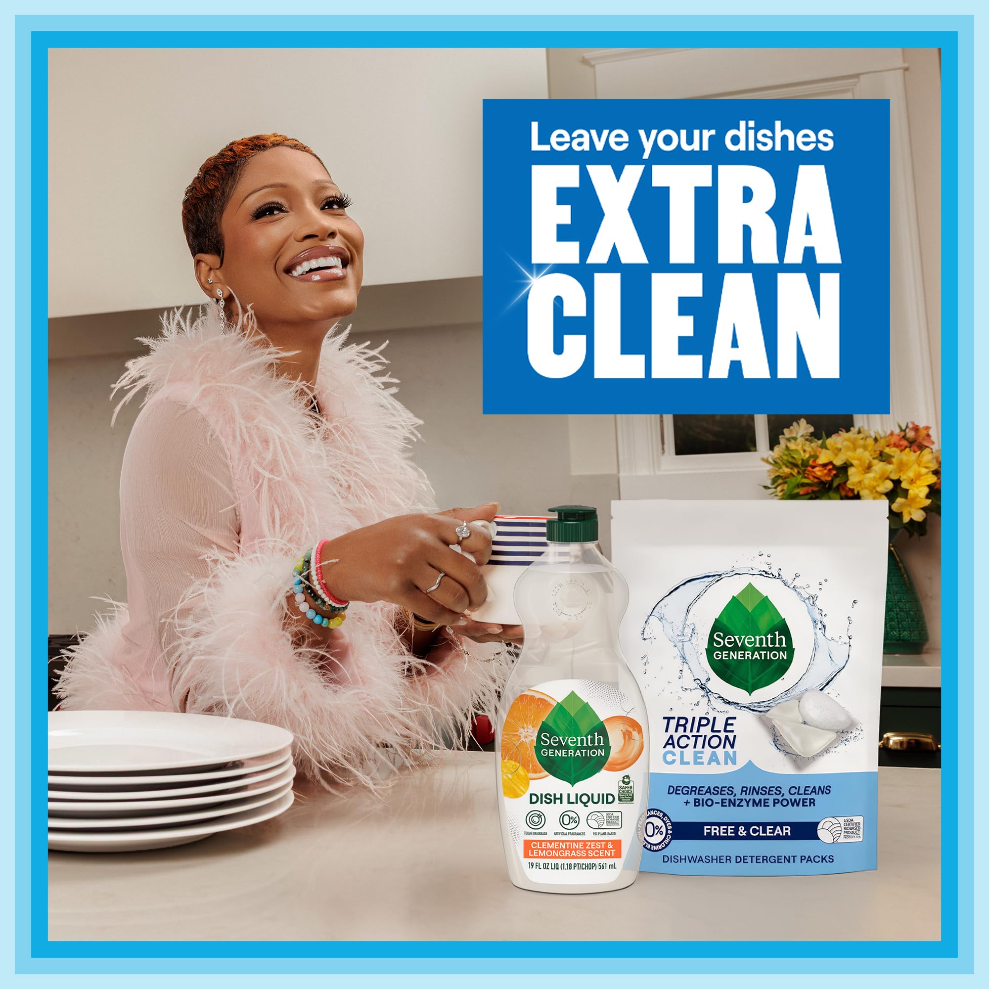 Seventh Generation Dish Soap Refill | Plant-Based Cleaning


