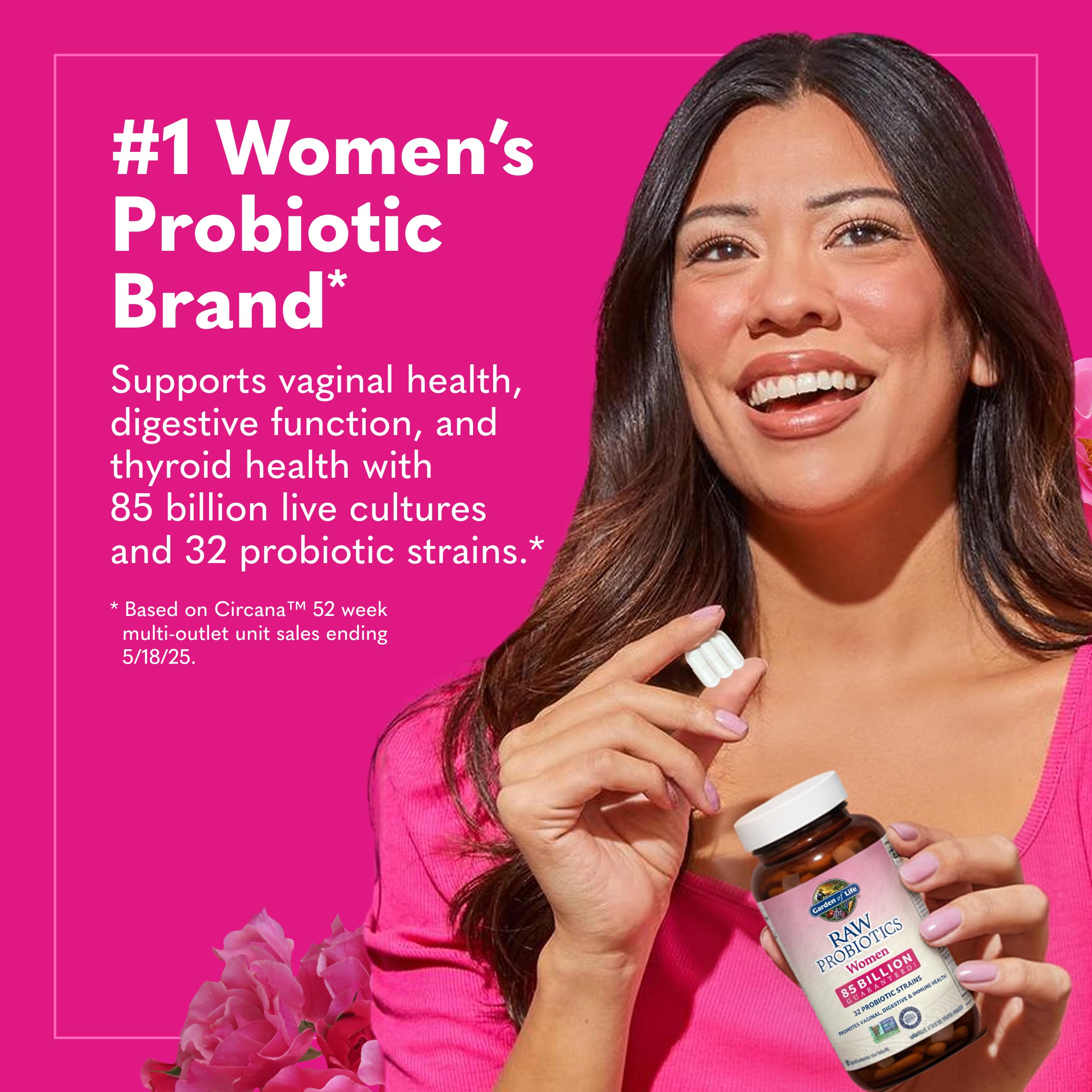 Garden of Life Raw Probiotics Women – Immune & Digestive Support

