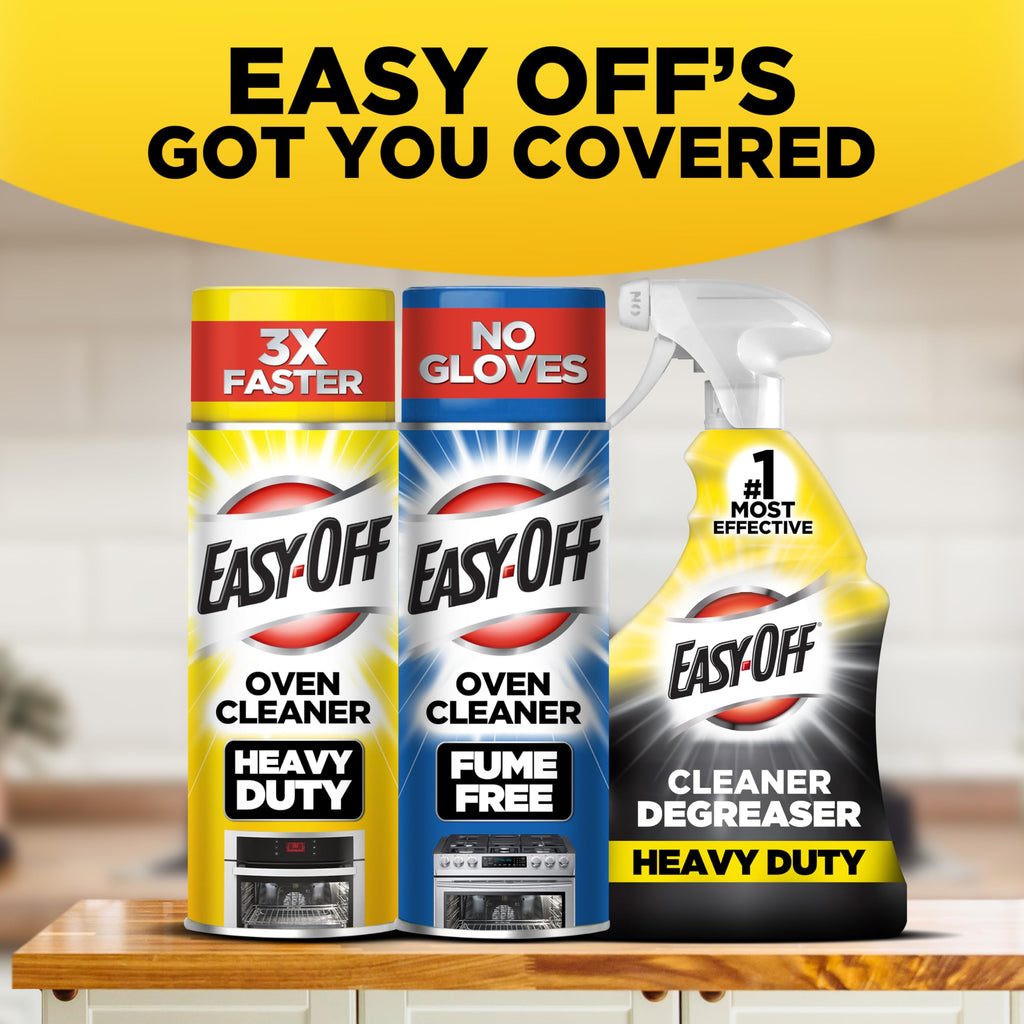 Easy-Off Heavy Duty Oven Cleaner | Fast Acting Degreaser

