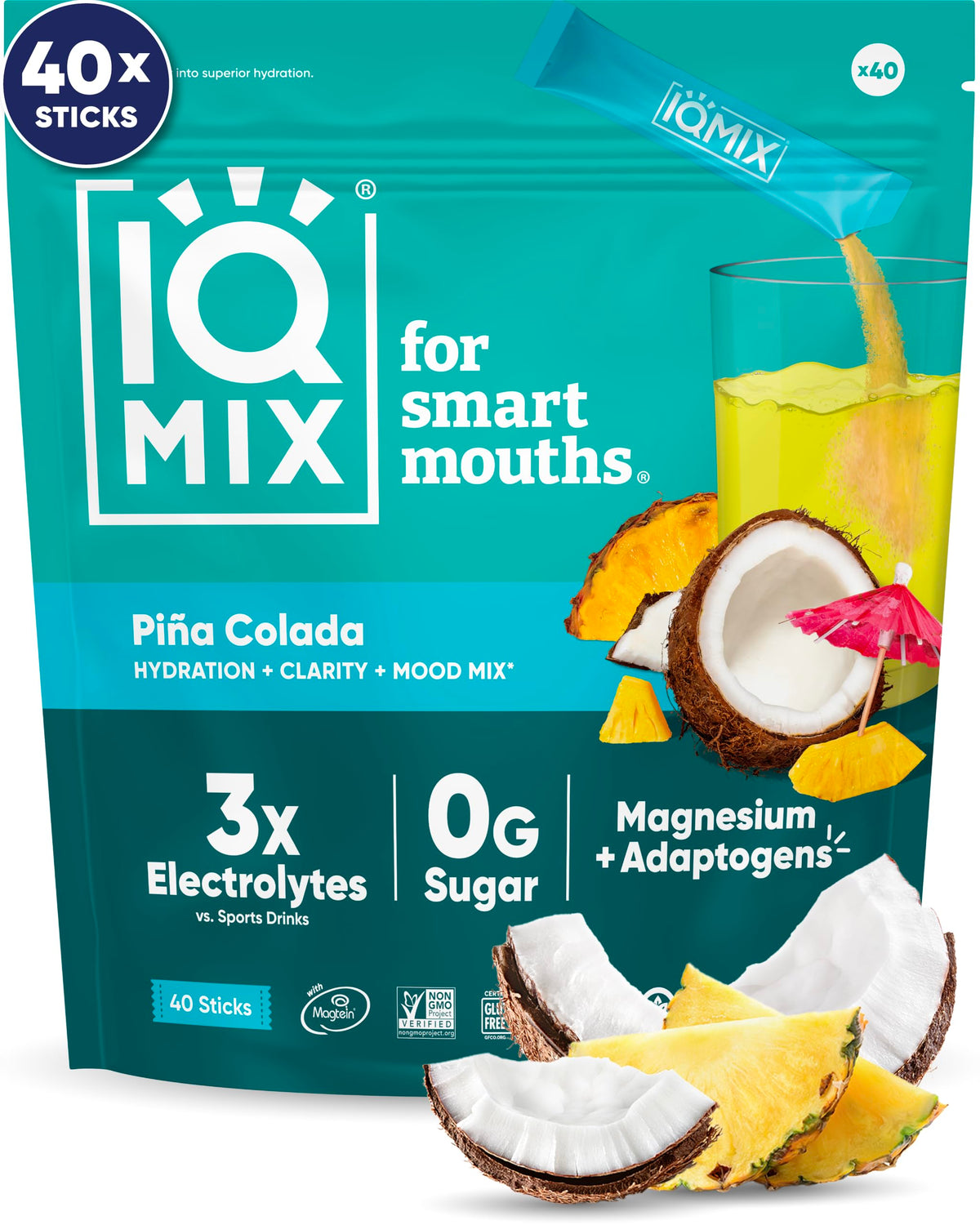 IQMIX Hydration Electrolyte Powder – 4-in-1 Formula