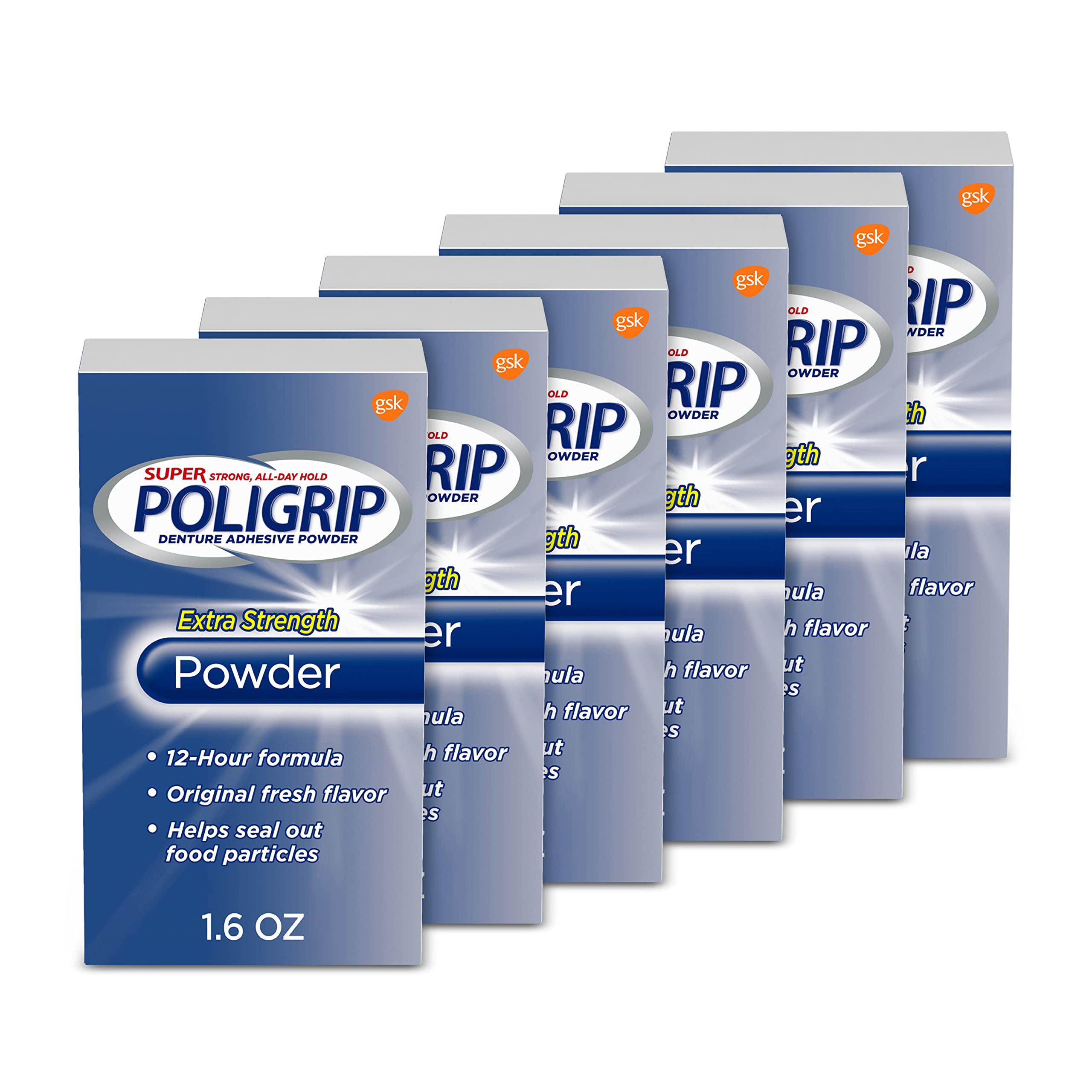 Poligrip Denture Adhesive Powder for Dentures

