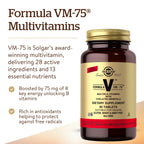 Solgar VM-75 Multivitamin with Chelated Minerals – Vegan

