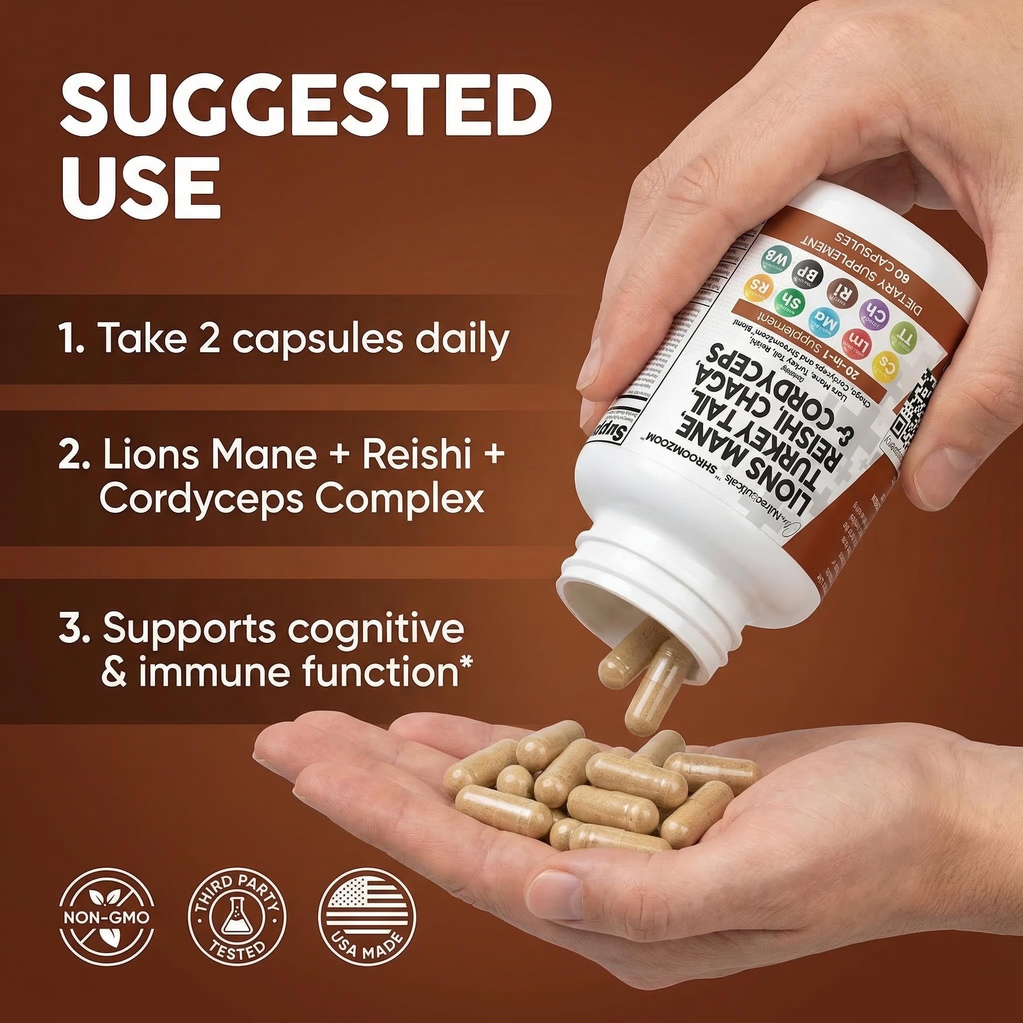Clean Nutraceuticals Mushroom Complex with Lions Mane


