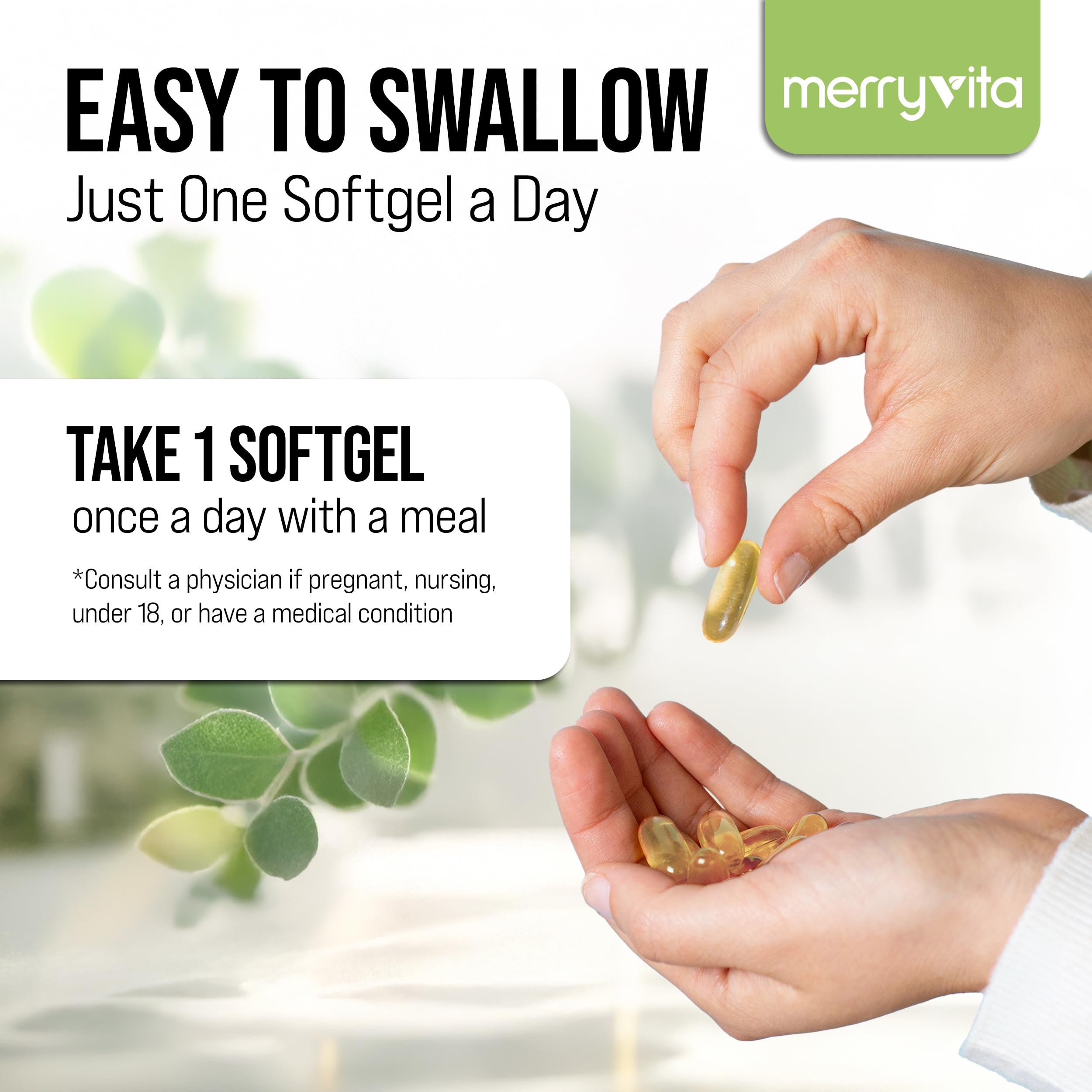 MerryVita Oil of Oregano with Black Seed Oil Immune Support

