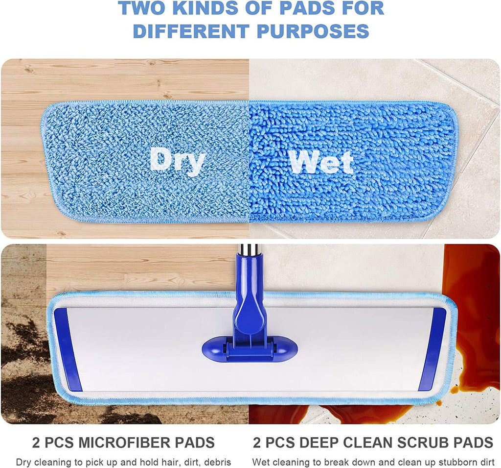 Professional Microfiber Flat Mop

