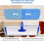 Professional Microfiber Flat Mop

