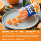 Calcium Citrate Gummies with Vitamin D3 for Bone Support

