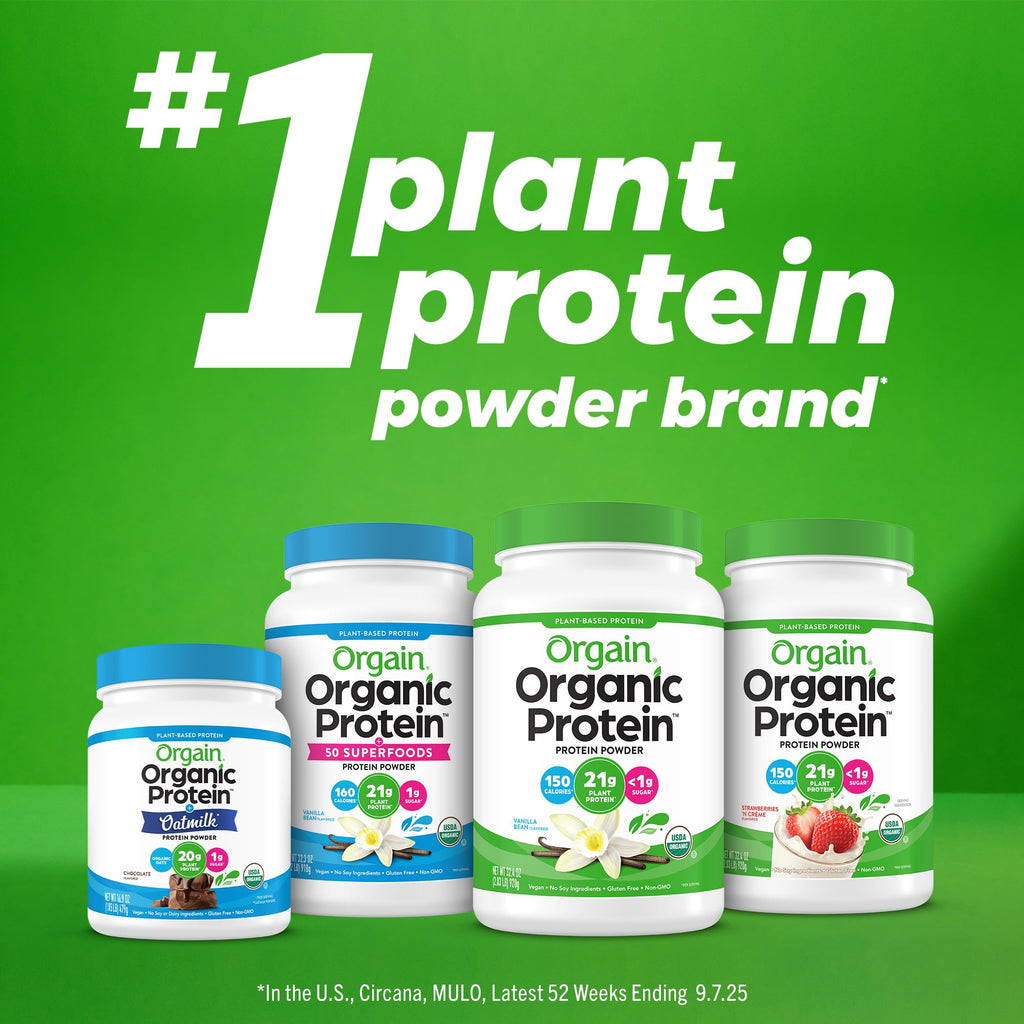 Orgain Plant Protein Powder + Collagen with Probiotics

