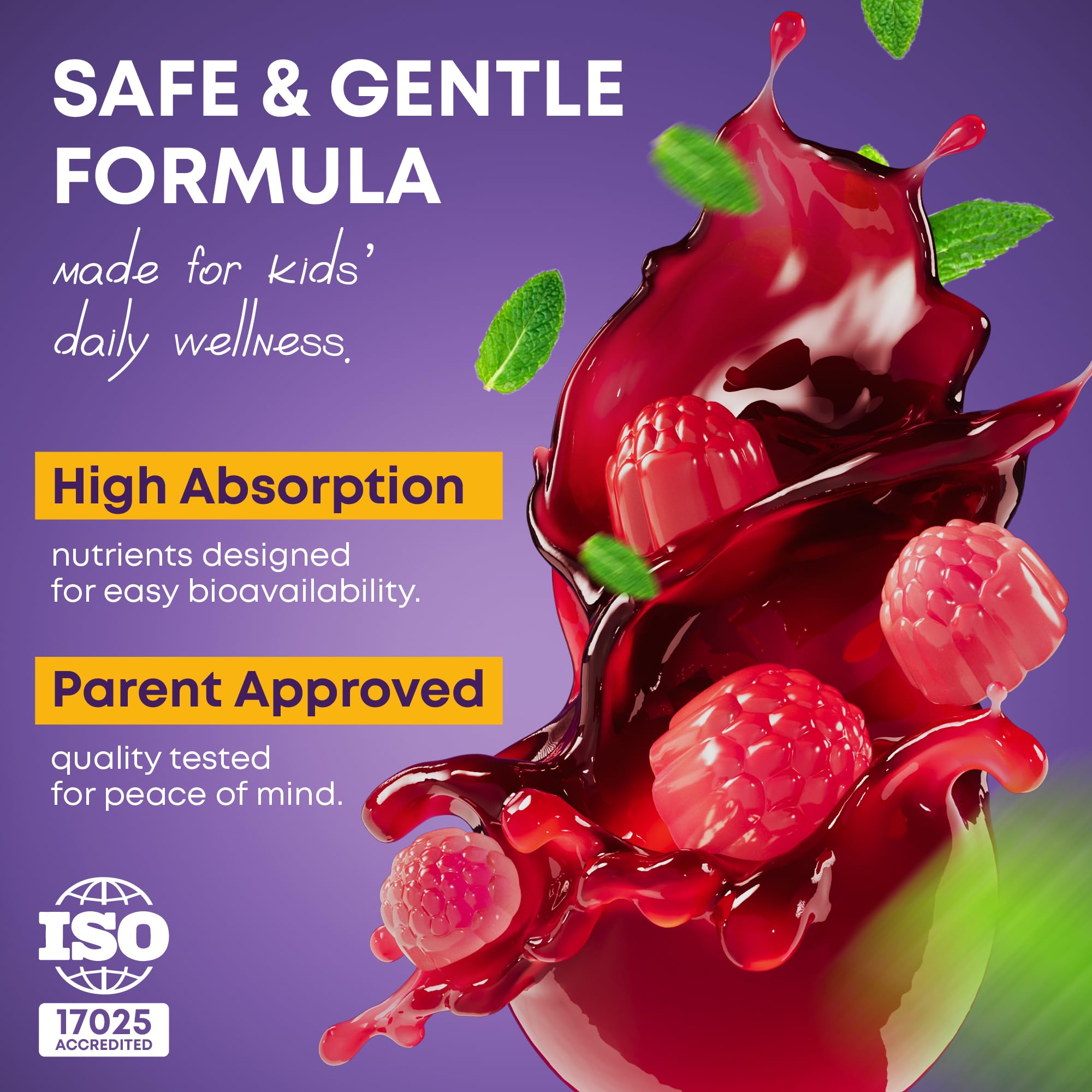 Kids Growth Multivitamin Gummies for Bone Support

