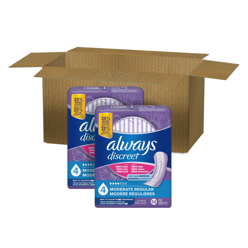 Always Discreet Incontinence Pads - Drier Protection

