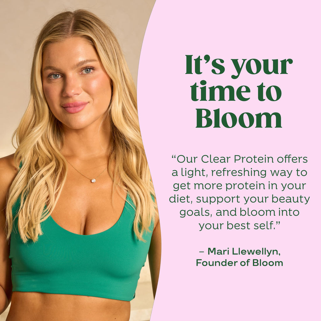 Bloom Clear Protein Powder – Whey Isolate + Collagen

