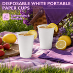 Disposable Paper Coffee Cups for Hot Beverages

