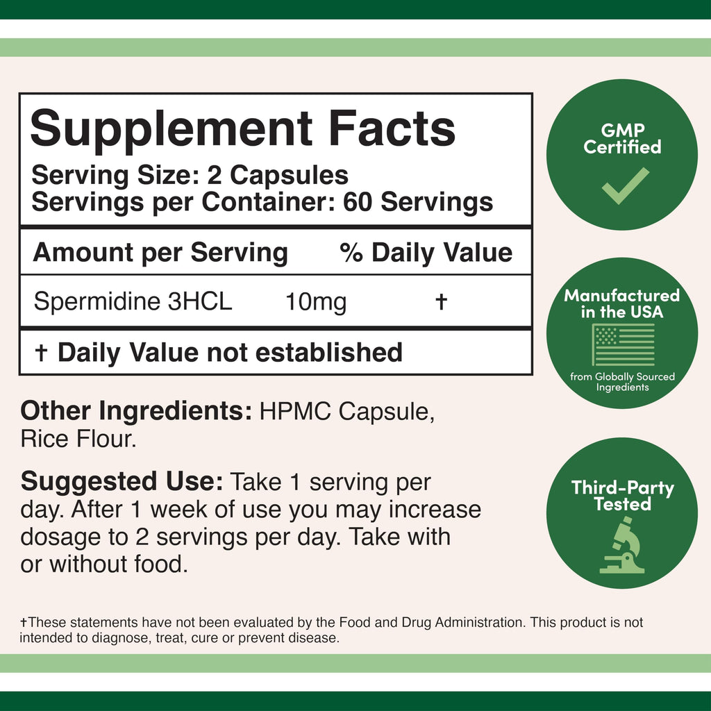 Spermidine Supplement by Double Wood

