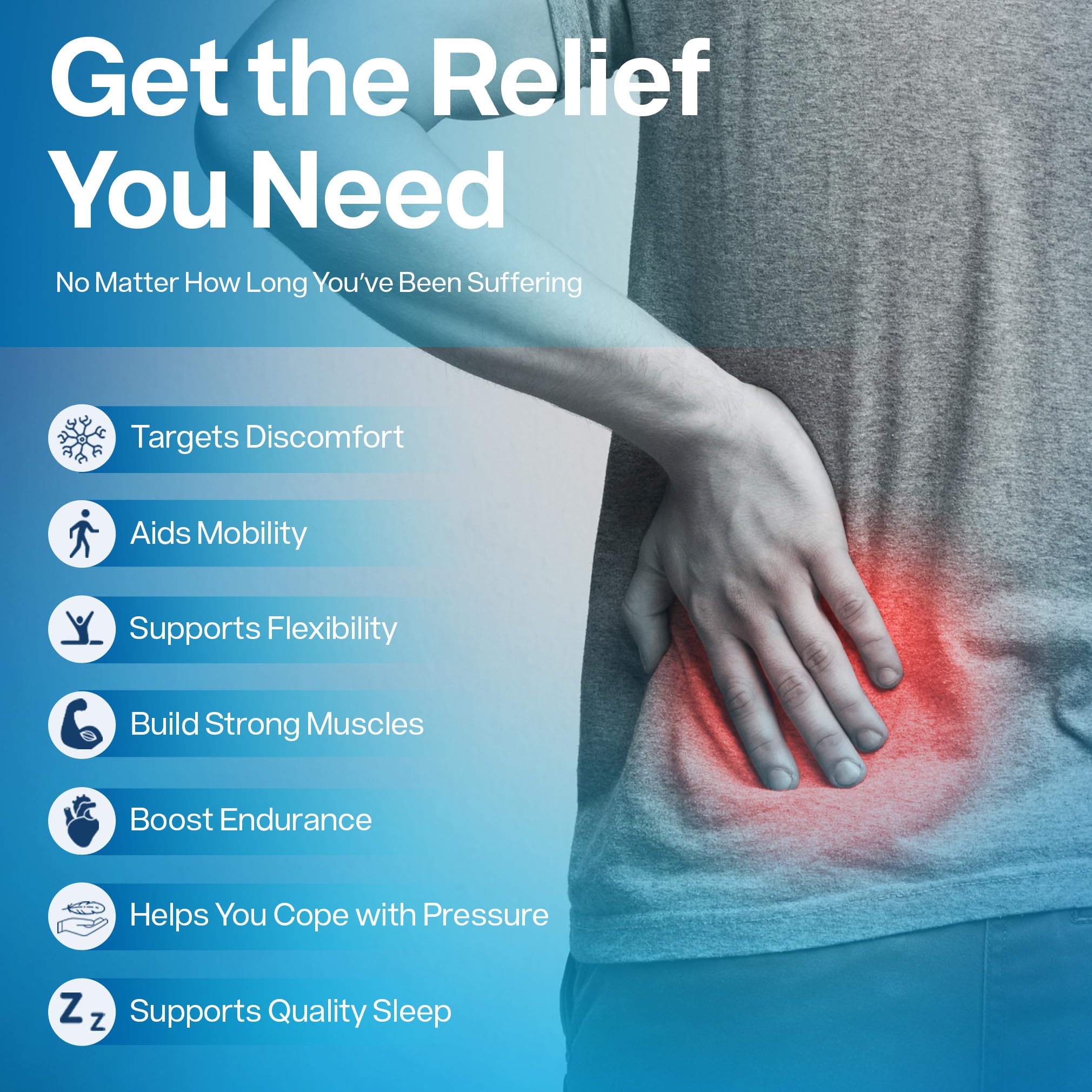 SciatiEase Sciatic Nerve Support Supplement | PEA & ALA

