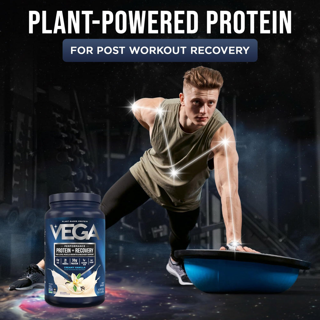 Vega Protein + Recovery Plant-Based Protein Powder

