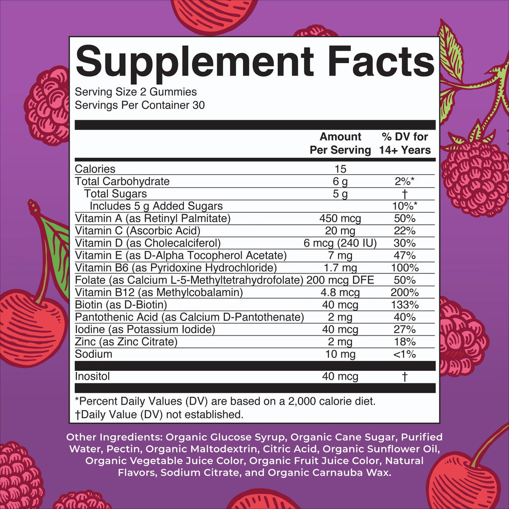 MaryRuth's Organics Men's Multivitamin Gummies - Vegan

