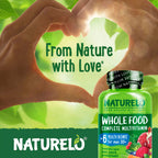 Naturelo Whole Food Multivitamin for Men 50+ Vegan Capsules


