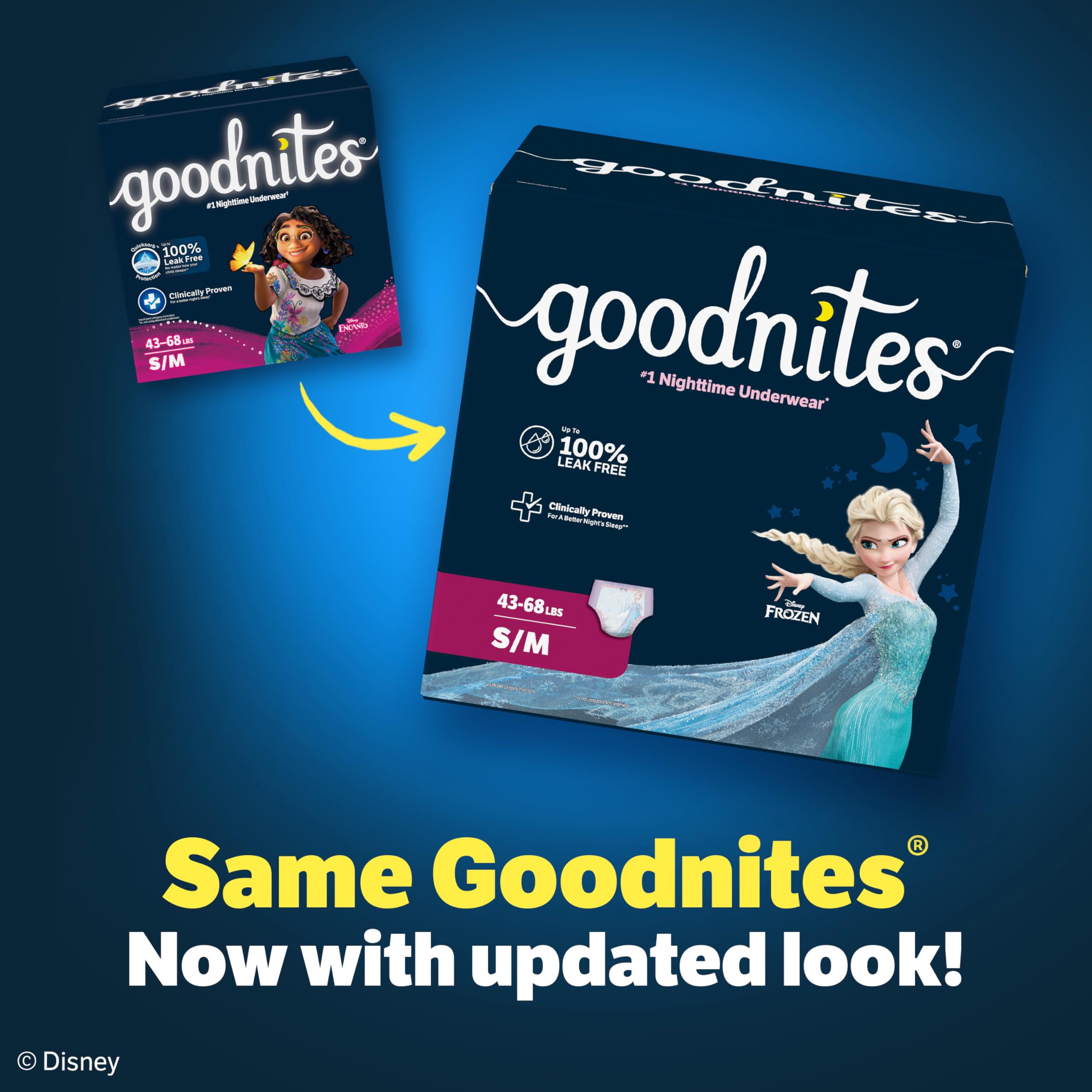 Goodnites Girls' Nighttime Bedwetting Underwear | Overnight

