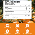 Calcium Citrate Gummies with Vitamin D3 for Bone Support

